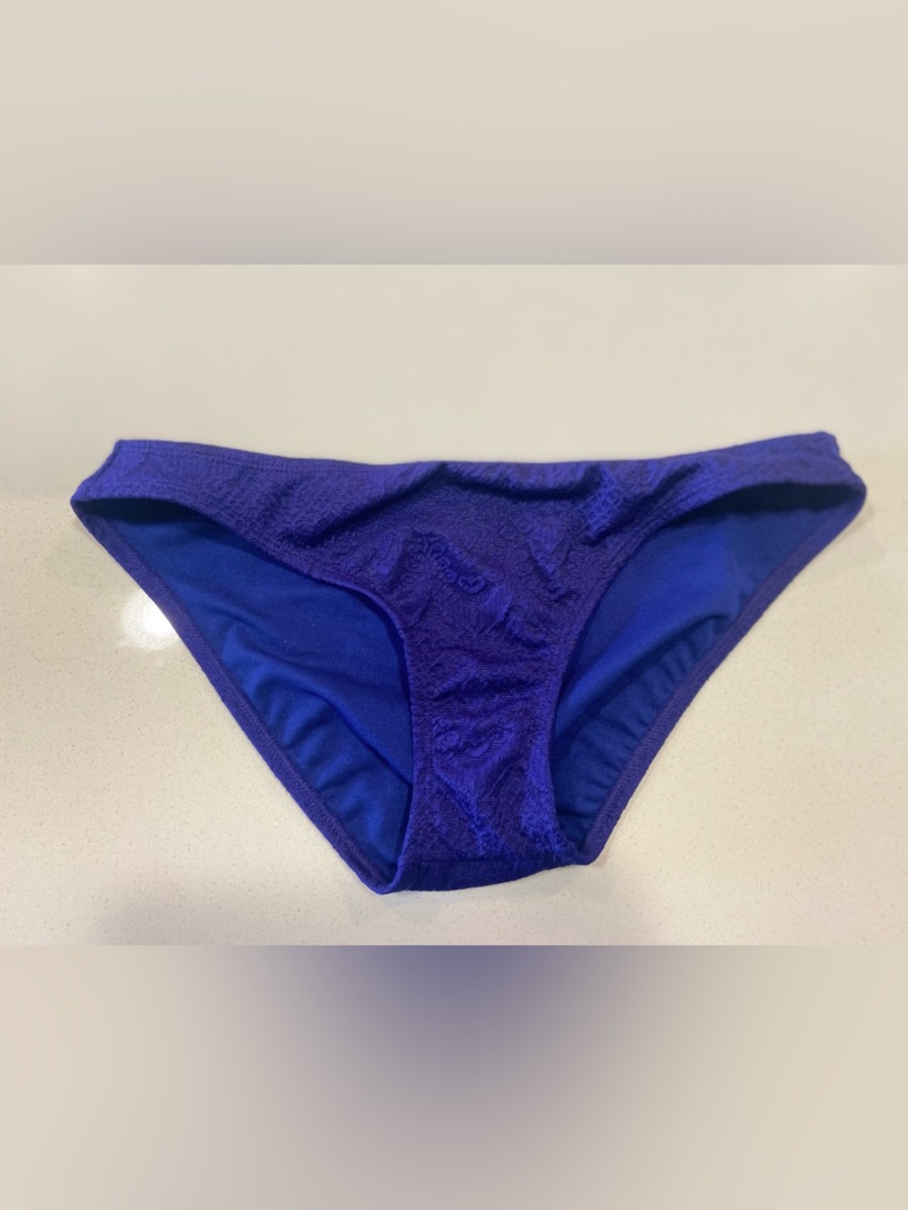 Vibrant Blue-Purple Bikini Bottom
